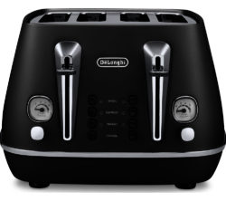 DELONGHI  Distinta CTI4003.BK 4-Slice Toaster - Black